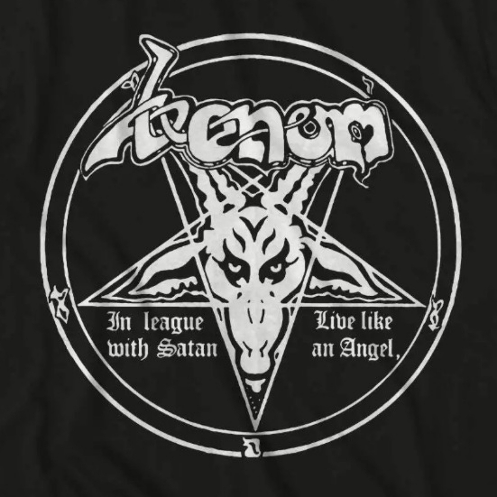 Venom In League With Satan Black Metal Shirt - Picture 4 of 4